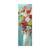 Tablou Canvas - Flori de Vara I, Multicolor, Natura Statica, Vaza Alba, Marime: 30 x 90 cm - - Roveli