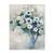 Tablou Canvas - Flori, Buchet Albastru, Vaza, Marime: 60 x 75 cm - - Roveli
