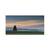 Tablou Canvas - Peisaj, Ceata, Brad, Rasarit, Pasari, Natura, Dimineata, Marime: 50 x 100 cm - - Roveli