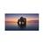 Tablou canvas - Stanca, Lac, Apus, Soare, Marime: 50 x 100 cm - - Roveli