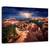 Tablou canvas - Fulger peste canionul Bryce, Peisaj, Portocaliu, Furtuna, Orizont, Marime: 80 x 120 cm - - Roveli