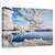 Tablou canvas - Irenkowo, Peisaj, Reflectie, Calm, Frunze, Marime: 80 x 120 cm - - Roveli