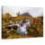 Tablou canvas - Munte si rau, Peisaj, Varf, Munte, Cascada, Marime: 80 x 120 cm - - Roveli