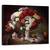 Tablou Canvas - Natura Moarta, Buchet, Natura Statica, Vaza, Floare, Fluxuri, Struguri, Marime: 60 x 75 cm - - Roveli