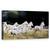 Tablou Canvas - Zece, Panorama, Galop, Cal, Reflectie, Turma, Blur, Marime: 50 x 100 cm - - Roveli