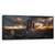 Tablou Canvas - Dolomiti, Munti, Ceata, Alpi, Lacul Lavaredo, Marime: 30 x 90 cm - - Roveli