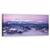 Tablou Canvas - Zori in Muntii Tatra, Panorama, Roz, Violet, Marime: 30 x 90 cm - - Roveli