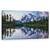 Tablou Canvas - Rasarit De Soare Pe Muntele Shuksan, Peisaj Marin, Apa, Reflectie, Oglinda, Pin, Marime: 50 x 100 cm - - Roveli