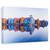 Tablou canvas - Case colorate, Port, Olanda, Rosu, Marime: 80 x 120 cm - - Roveli