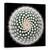 Tablou Canvas - Notocactus Scopa, Cactus, Spines, Abstract, Radial, Marime: 90 x 90 cm - - Roveli