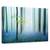 Tablou canvas - Padurea albastra, Peisaj, Ceata, Vara, Flori, Marime: 80 x 120 cm - - Roveli