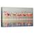 Tablou Canvas - Flamingo, Ceata, Apa, Distanta, Grup, Romantism, Roz, Marime: 50 x 100 cm - - Roveli