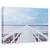 Tablou canvas - Podul, Peisaj, Suedia, Mare, Debarcader, Marime: 80 x 120 cm - - Roveli