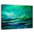 Tablou canvas - Luminile Nordului, Abstract, Verde, Norvegia, Fantezie, Marime: 80 x 120 cm - - Roveli