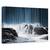 Tablou canvas - Cortina albastra, Peisaj, Cascada, Piatra, Marime: 80 x 120 cm - - Roveli
