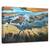 Tablou canvas - Desertul californian vazut de sus, Peisaj, Sua, Desert, Rau, Marime: 80 x 120 cm - - Roveli