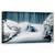 Tablou Canvas - Cascada Icy, Peisaj, Cascada, Linii, Rece, Gheata, Zapada, Marime: 50 x 100 cm - - Roveli