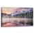 Tablou Canvas - Rasarit de soare, Alpi, Karwendel, Geroldsee, Lac, Reflectie, Apa, Marime: 50 x 100 cm - - Roveli