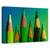Tablou canvas - Verde, Natura moarta, Creioane, Marime: 80 x 120 cm - - Roveli