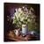 Tablou Canvas - Natura Moarta, Bloom, Vaza, Borcan, Ulcior, Marime: 90 x 90 cm - - Roveli