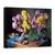 Tablou Canvas - Natura Moarta Cu Un Buchet De Irisi si Lupin, Marime: 75 x 100 cm - - Roveli
