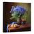 Tablou Canvas - Natura Moarta Cu Un Buchet De Flori De Porumb Si Caise, Marime: 90 x 90 cm - - Roveli