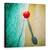 Tablou Canvas - Apa Adanca, Rosu, Umbrela, Mare, Ocean, Umbra, Marime: 90 x 90 cm - - Roveli