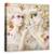 Tablou Canvas - Fata Din Gradina Cu Flori, Marime: 90 x 90 cm - - Roveli