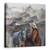 Tablou Canvas - Doi Cai, Marime: 90 x 90 cm - - Roveli