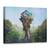 Tablou Canvas - Casa In Cer, Marime: 75 x 100 cm - - Roveli