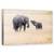 Tablou Canvas - Mama Elefant Si Puii, Marime: 50 x 80 cm - - Roveli