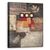 Tablou canvas - Abstract, Modern, Pietre, Frunze, Marime: 40 x 50 cm - - Roveli
