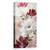 Tablou Canvas - Flori, Flori De Primavara, Alb, Roz, Rosu, Pictura, Marime: 50 x 100 cm - - Roveli