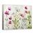 Tablou canvas - Flori, Violet, Alb, Roz, Albastru, Pictura, Marime: 75 x 100 cm - - Roveli