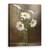 Tablou canvas - Flori, Gerbera, Alb, Vaza, Pictura, Marime: 75 x 100 cm - - Roveli
