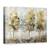 Tablou canvas - Rezumat, Copaci, Toamna, Pictura, Marime: 75 x 100 cm - - Roveli