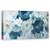 Tablou Canvas - Flori, Albastru si Alb, Pictura, Marime: 50 x 100 cm - - Roveli