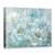 Tablou canvas - Flori Albe, Albastru, Pictura, Marime: 75 x 100 cm - - Roveli