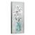 Tablou canvas - Flori Albe, Vaza De Sticla, Pictura, Marime: 30 x 90 cm - - Roveli