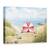 Tablou canvas - Natura, Peisaj, Vara, Marea, Umbrela, Floarea-Soarelui, Pictura, Marime: 75 x 100 cm - - Roveli