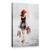 Tablou Canvas - Oameni, Femeie, Rochie Neagra, Cumparaturi, Pictura, Marime: 80 x 120 cm - - Roveli