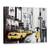 Tablou canvas - Oras, Cladiri, New York, Oameni, Taxi, Ploaie, Pictura, Marime: 75 x 100 cm - - Roveli