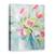 Tablou canvas - Flori, Lalele, Colorate, Vaza, Pictura, Marime: 75 x 100 cm - - Roveli