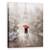 Tablou canvas - Natura, Parc, Copaci, Oameni, Paris, Turnul Eiffel, Pictura, Marime: 40 x 50 cm - - Roveli
