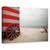 Tablou Canvas - Vagon Rosu, Marime: 60 x 90 cm - - Roveli