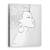 Tablou canvas - Nascut In Acest Fel, Marime: 75 x 100 cm - - Roveli