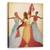 Tablou canvas - Femei Africane Dansand 1, Marime: 60 x 75 cm - - Roveli