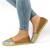 Espadrile de dama comode cu paiete ZJ-20-KAKI, Culoare (12): Auriu, Bej, Kaki, Marime (12): 36* - - Roveli