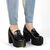 Pantofi de dama cu platforma inalta si toc gros A10067-BLACK, Marime (12): 38* - 3- Roveli