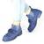 ​Botine de dama cu elastice laterale si element decorativ FBW044-NAVY, Culoare (12): Bleu, Marime (12): 36 - - Roveli
